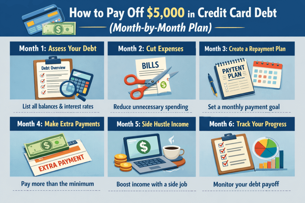 Ultimate Guide How to Pay Off 5000 in Credit Card Debt Fast (2026)