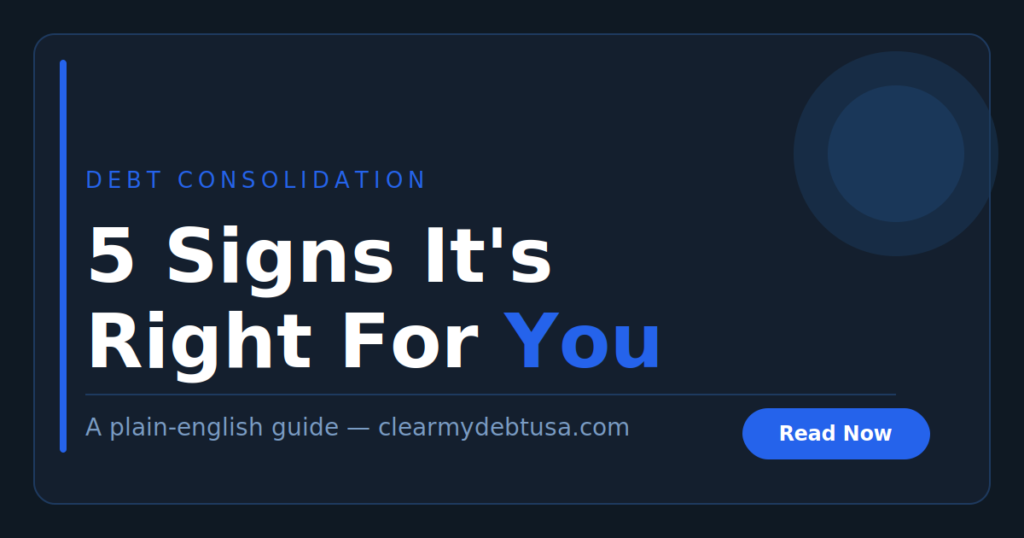 debt consolidation options comparison guide