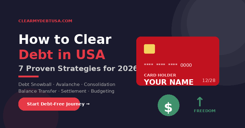 How to clear debt in USA